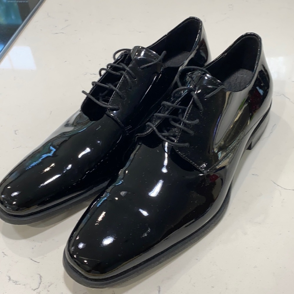 Men’s Black Patan Leather Dress shoes